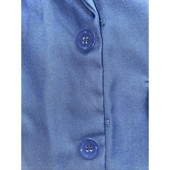 Boys 10 Black n Bianco navy Blazer, 2 button front, buttons on sleeve - Picture 3 of 8